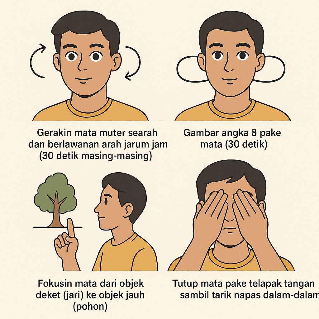latihan untuk mata minus